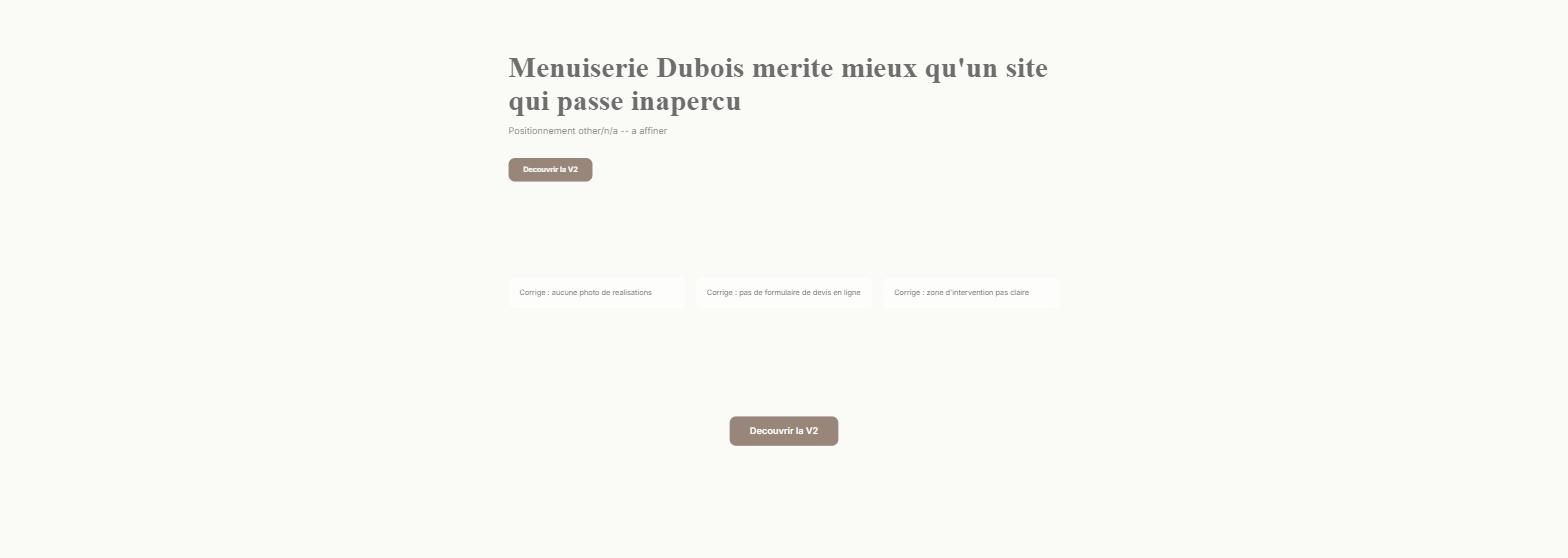 Apres -- Menuiserie Dubois
