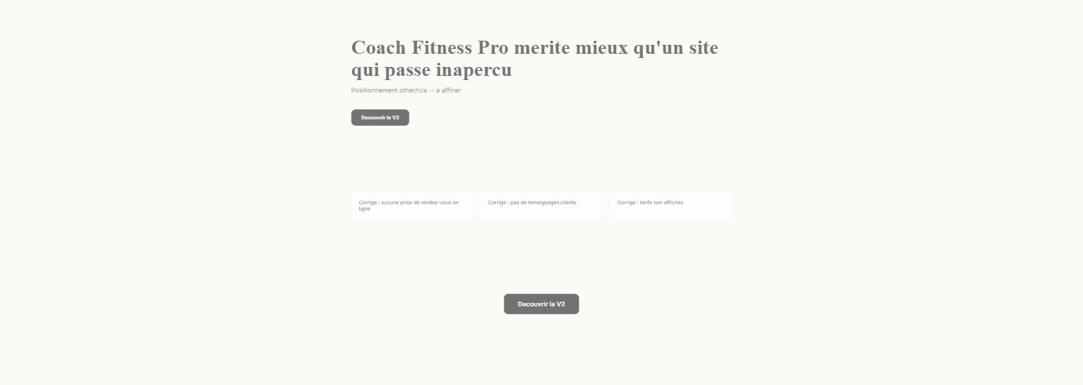 Apres -- Coach Fitness Pro
